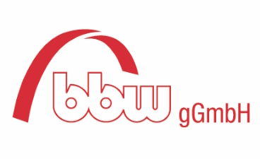 Abgebildet ist das rote Logo der bbw gGmbH